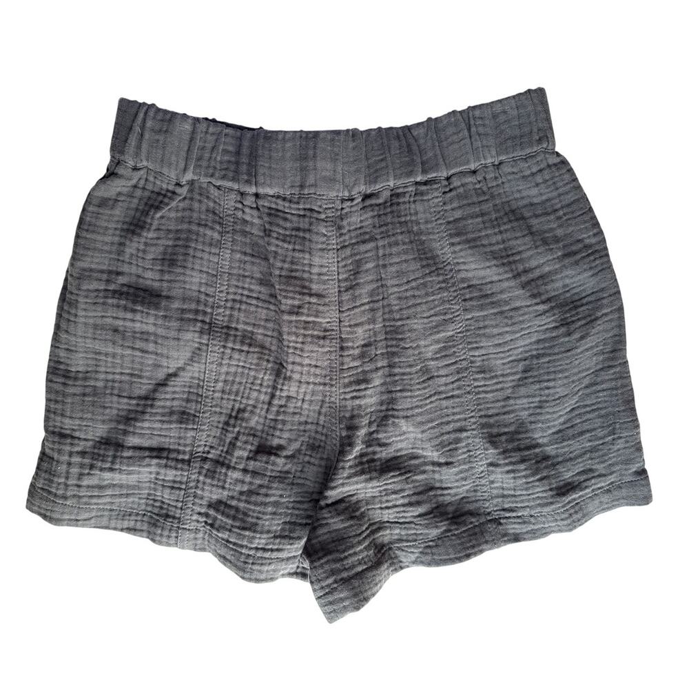 NWT Madewell Easy Pull-On Shorts in Black Coal Size Small - Picture 2 of 6